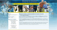 Desktop Screenshot of docteurleclouerec.com