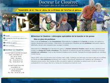 Tablet Screenshot of docteurleclouerec.com